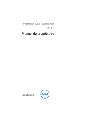 Dell PowerEdge T110 II server Manuel du propriétaire | Fixfr
