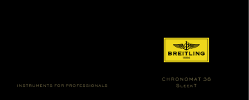 Breitling Chronomat 38 Sleekt Mode d'emploi | Fixfr