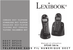 Lexibook DP240F Manuel utilisateur