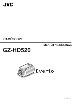 JVC GZ HD520 Manuel utilisateur