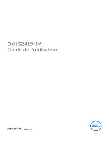 Dell S2419HM electronics accessory Manuel utilisateur | Fixfr