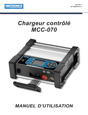 Midtronics MCC-070 Manuel utilisateur | Fixfr