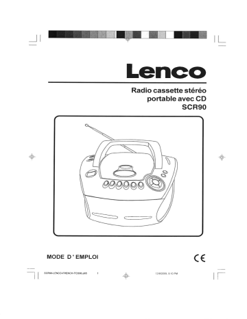 Manuel du propriétaire | Lenco SCR-90 Manuel utilisateur | Fixfr