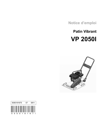 Wacker Neuson VP2050I Single direction Vibratory Plate Manuel utilisateur | Fixfr