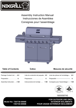 Nexgrill 720-0896B Home Depot Manuel utilisateur