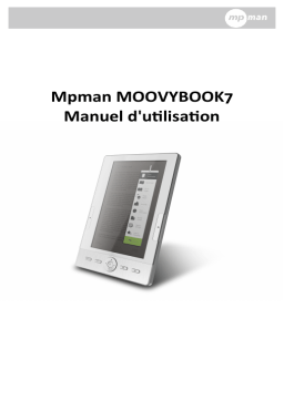 MPMan MOOVYBOOK7 Manuel utilisateur