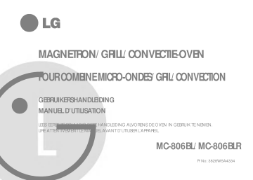 LG MC-806BLR Manuel du propriétaire | Fixfr