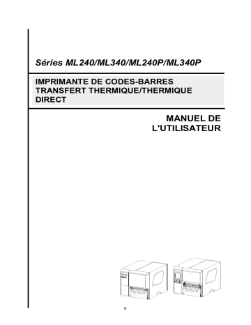 TSC ML240 Series Manuel utilisateur | Fixfr