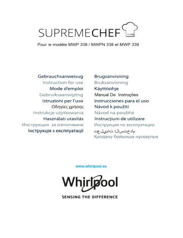 Mode d'emploi | Whirlpool MWPN 338 SB Manuel utilisateur | Fixfr