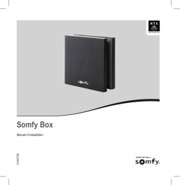 Somfy BOX Manuel utilisateur