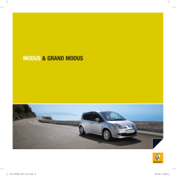 Renault Modus Manuel utilisateur