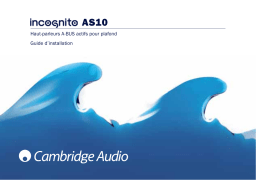 Cambridge Audio INCOGNITO AS10 Manuel utilisateur