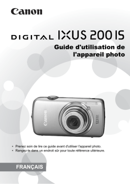 Canon IXUS 200 IS Manuel utilisateur