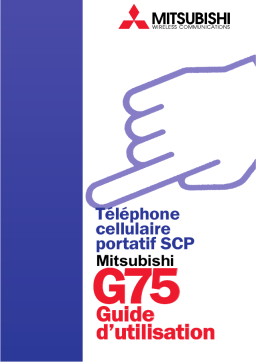Mitsubishi G75 Manuel utilisateur