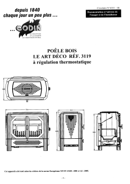 Godin 3119 ART DECO Manuel utilisateur