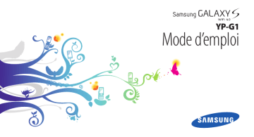 Galaxy S wifi 4.0 | Samsung YP G1 Mode d'emploi | Fixfr
