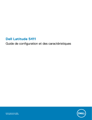 Dell Latitude 5411 laptop Manuel du propriétaire | Fixfr