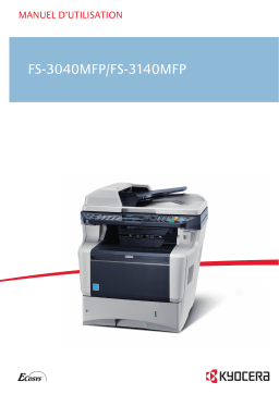 KYOCERA FS-3040MFP  Manuel utilisateur