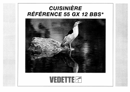 Vedette 55GX12BBS Manuel utilisateur