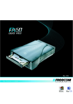 Freecom FX-50 Manuel utilisateur