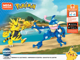 Mattel Mega Construx Pokémon Greninja vs. Electabuzz Manuel utilisateur