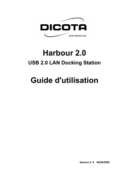 Dicota HARBOUR2.0 Manuel utilisateur