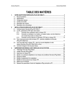 Hercules EPlug 200 C  Manuel utilisateur