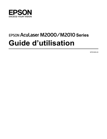Manuel du propriétaire | Epson WORKFORCE AL-MX300DNF Manuel utilisateur | Fixfr
