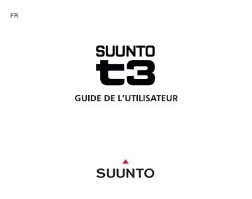 Mode d'emploi | Suunto T3 Manuel utilisateur | Fixfr