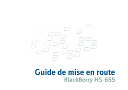 Blackberry HS-655 Manuel utilisateur