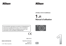 Nikon 1 J1 Manuel utilisateur