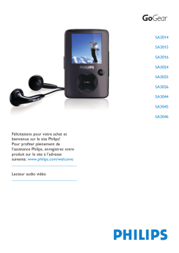 Philips SA3026 Mode d'emploi