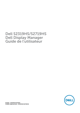 Dell S2319HS electronics accessory Manuel utilisateur