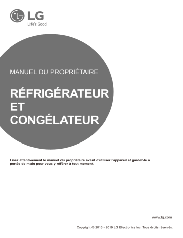 Manuel du propriétaire | LG GSL6611BKGSL6611PSGSS6611PSGSL6681PS Manuel utilisateur | Fixfr