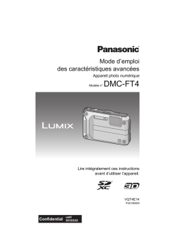 Panasonic DMC FT4 Mode d'emploi