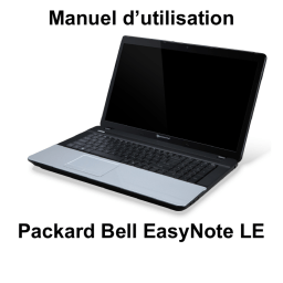Packard Bell EASYNOTE LE11BZ-11206G75MNK Manuel utilisateur