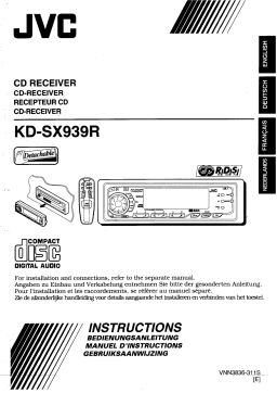 JVC KD-SX939R Manuel utilisateur