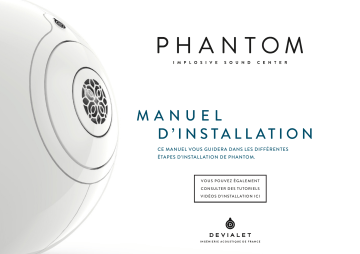 Manuel du propriétaire | Devialet Phantom Manuel utilisateur | Fixfr