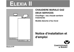 Chaffoteaux & Maury MIRA C GREEN 25 FR ULTRA Manuel utilisateur