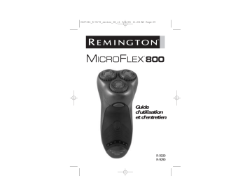 Manuel du propriétaire | Remington R-9290 Manuel utilisateur | Fixfr