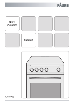 Faure FCG 560 GW Manuel utilisateur