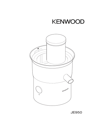 Manuel du propriétaire | Kenwood JE950 Manuel utilisateur | Fixfr