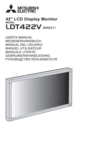 Manuel du propriétaire | Mitsubishi LDT422V Manuel utilisateur | Fixfr