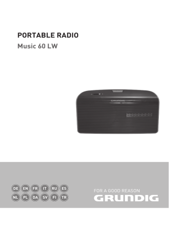 Manuel du propriétaire | Grundig Music 60 LW Manuel utilisateur | Fixfr