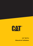 Caterpillar S&eacute;rie CAT S62 Pro Manuel utilisateur