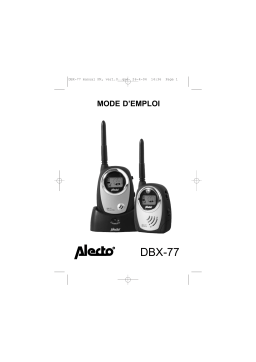 Alecto DBX-77 Manuel utilisateur