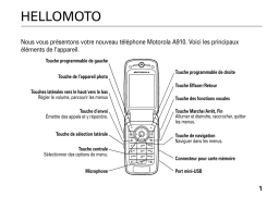 Motorola A910 Manuel utilisateur