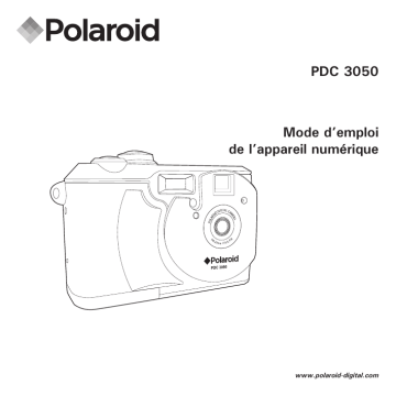Manuel du propriétaire | Polaroid PDC 3050 Manuel utilisateur | Fixfr