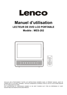 Lenco MES-202 Manuel utilisateur