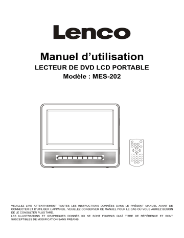 Manuel du propriétaire | Lenco MES-202 Manuel utilisateur | Fixfr